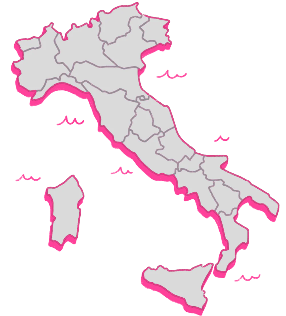 Mappa dell'Italia